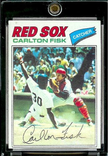 1977 Topps # 640 Carlton Fisk Boston Red Sox Baseball Card