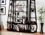 Coaster Unique Design 5-Tier Bookcase Storage Shelf, Espresso Finish