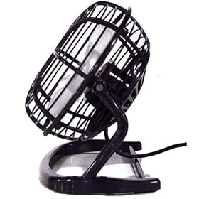 Ventilateur de bureau USB, noir, pour PC, ordinateur portable, Netbook, Apple Macbook, iMac