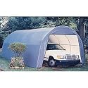 ShelterLogic 12-Ft.W Round-Style Instant Garage - 20ft.L x 12ft.W x 10ft.H, 1 5/8in. Frame, Model# 73332