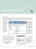 Novell GroupWise 7 Document Manager Quick Reference Card - Durable Tri-Fold Novell GroupWise7 Doc Manager Tip & Tricks Guide. 6 Total Pages. Stores Easily. Ultimate Reference for Shortcuts, Tips & Cheats for Novell Group Wise DM 7.0 (Software Quick Reference Cards)