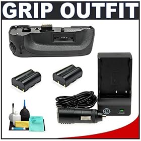 Pentax D-BG2 Battery Grip for Pentax K10D K20D Digital SLR Camera + (2) Spare D-LI50... by Pentax