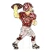 Virginia Tech Hokies Animated Lawn Figure