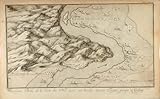 IMAGE OF 1757 Engraving Map Nile River Maraga Egypt F. L. Norden - Copper Plate Engraving