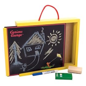 Schylling Curious George Chalkboard Brief Case by Schylling