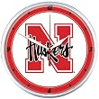 Nebraska Corn Huskers NCAA Round Wall Clock by Wincraft