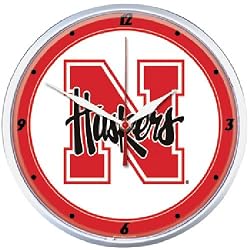 Nebraska Corn Huskers NCAA Round Wall Clock by Wincraft