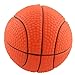 Dogloveit Rubber Basketball Squeaker Dog Toy,Orange,2.75
