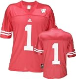 Wisconsin Badgers -No. 1- Red Replica Football Jersey