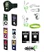 19-piece FULL ACCESSORY BUNDLE LEATHER SKIN CASE CAR HOME WALL CHAGER KIT for Apple iPod Nano 5G 5th Generation