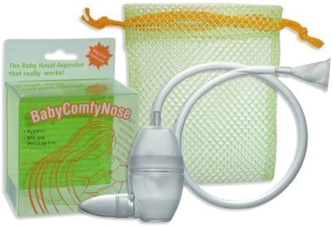 BabyComfyNose Nasal Aspirator Crystal | #1 Tested Snot Sucker by BabyComfyNose