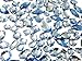 CraftbuddyUS 80pcs Light Blue Faceted Acrylic Sew On, Diamante Crystal Rhinestone Gems