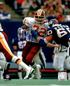 Autographed Dexter Manley 8x10 Washington Redskins Photo