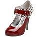 Naughty Monkey Women's Chiller Patent Pump,Red,9.5 M US