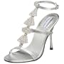 Dyeables Starlight Collection Women's Emory Sandal,Silver,5.5 M US