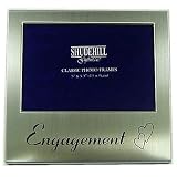 * Beautiful Silver Colour  Engagement  Photo Frame Gift *