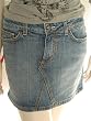 PEOPLE'S LIBERATION BELLA MINI SKIRT IN MEDIUM WASH