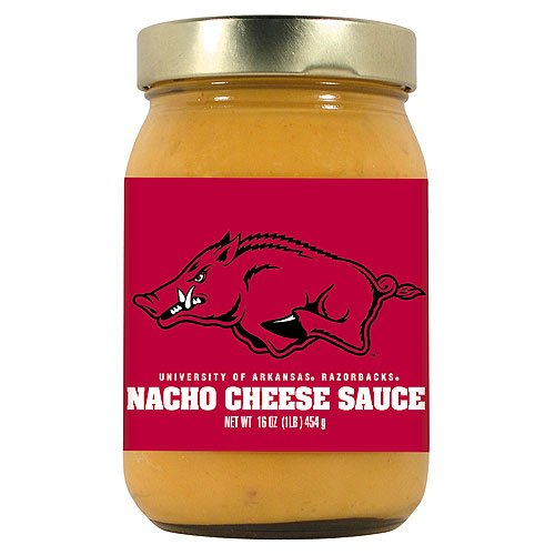 Arkansas Razorbacks NCAA Nacho Cheese Sauce - 16oz by Hot Sauce Harry