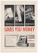 1948 National Cash Register Saves You Money Print Ad