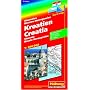 Croatia / Slovenia / Bosnia / Herzegovina ~ Hallwag Euro Map (Road Map)
