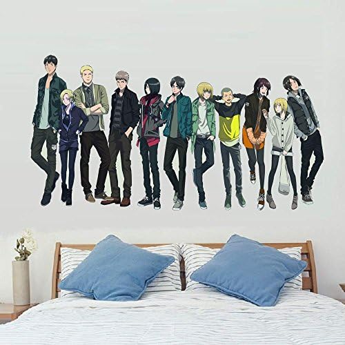 Home Decor Anime Full Color Wall Stickers of Attack on Titan 013 (60cm X 113cm)