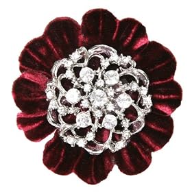 Buy Annabeth Velvet-crystals Pin-clip: Click to See Other Colors by Karin's Garden