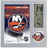 New York Islanders Digital Desk Clock
