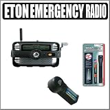 Eton FR1000B Voicelink AM/FM/NOAA Self-Powered Radio Black Plus Accessory Kit