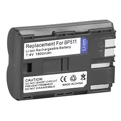 Canne Hochleistungs-Akku f�r Canon EOS 5D 50D 40D 30D 20D 10D 300D - ersetzt Canon BP-511A