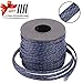 PET Braided Cable Sleeve 100ft - 1/2 Inch Cable Management Sleeve Cables Organizer for Wrap and Protect Cables - BlackBlue Wire Loom Tubing