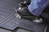 Honda Civic Front All Weather Black Floor Mats All Season Fits Model years 2001 2002 2003 2004 and 2005