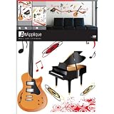 Music Instruments Musical Notes Wall Mural Stickers