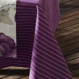 Sun Garden 10121178 20461-35 Tisch-Decke 160 rd. Dessin Streifen lila