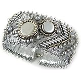 Beads East Silver Streak Bead Embroidery Bracelet Kit by Ann Benson