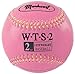 Markwort Weighted Synthetic Covered Baseball, 9-Inch, 2-Ounce, Pink