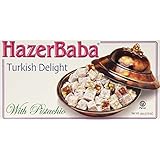 Hazer Baba Turkish Delight With Pistachio, 16oz