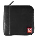 Kansas City Chiefs Black Square Leather CD Case