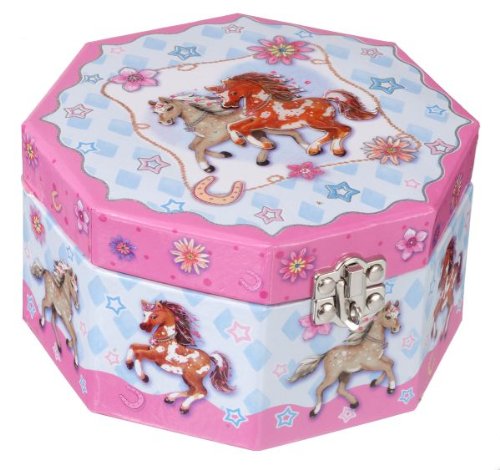 Ponies Musical Jewelry Box