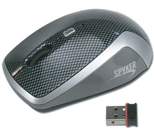 Tikoo Spy-bd-9409g-bk-car 2.4 Ghz Wireless Optical Mouse + Jersey Cloth Mouse Pad - Silver + Uh-10 4-port Usb Hub Picture