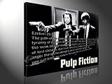 Pulp Fiction Canvas Print By Tom Harris Size 40 X 30 100 X 75cm Amazonuk e1268 Brilliant Giclee canvas Print Incl Stretcher Frame Looks Like Oil Painting Finer Than A Poster