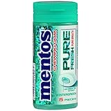 IMAGE OF Mentos Gum - Wintergreen, 15 piece (Pack of 10)
