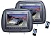 Pyle PL71PHB Headrest Pair with Built-in 7-Inch TFT-LCD Monitors (Black)