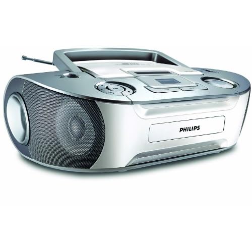 Radio Lecteur K7 CD et MP3 PHILIPSAZ113312ARGENT