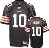 Brady Quinn Reebok NFL Brown Premier Cleveland Browns Youth Jersey