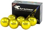 Chromax M1 Golf Balls, Gold, 6-Pack