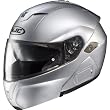 HJC Metallic Men's Sy-Max III Sports Bike Motorcycle Helmet - CR Silver