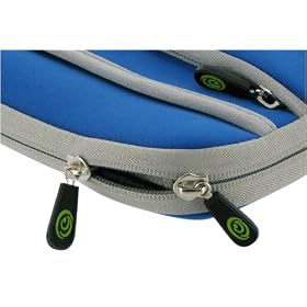Acer Aspire Timeline AS1810TZ-4174 11.6-Inch Netbook Sleeve Case - (Inivisible Zipper Tri-Pocket Dark Blue)