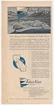 1960 Tahoe Keys California Beach Homesite Lake Tahoe Print Ad