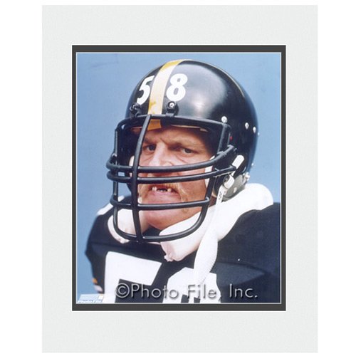 Photo File Pittsburgh Steelers Jack Lambert Matted Photo