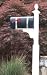 White PVC Mailbox Post MB-1 [CAPITOL CITY LUMBER]
